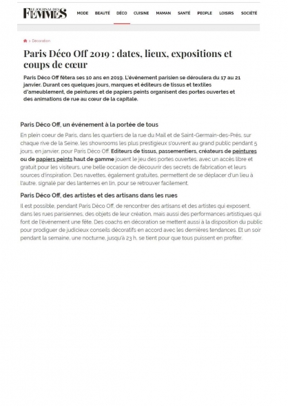 Le journal des Femmes
